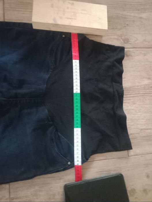 Wygodne spodnie ciążowe dżinsowe 38