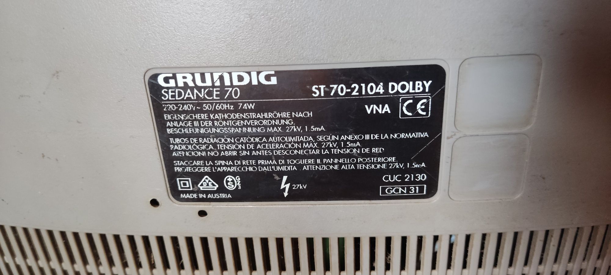 Телевизор Grundig ST 70-2104 в рабочем состоянии