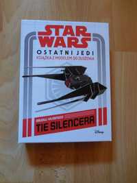 Ostatni Jedi - książka z modelem TIE Silencera do złożenia