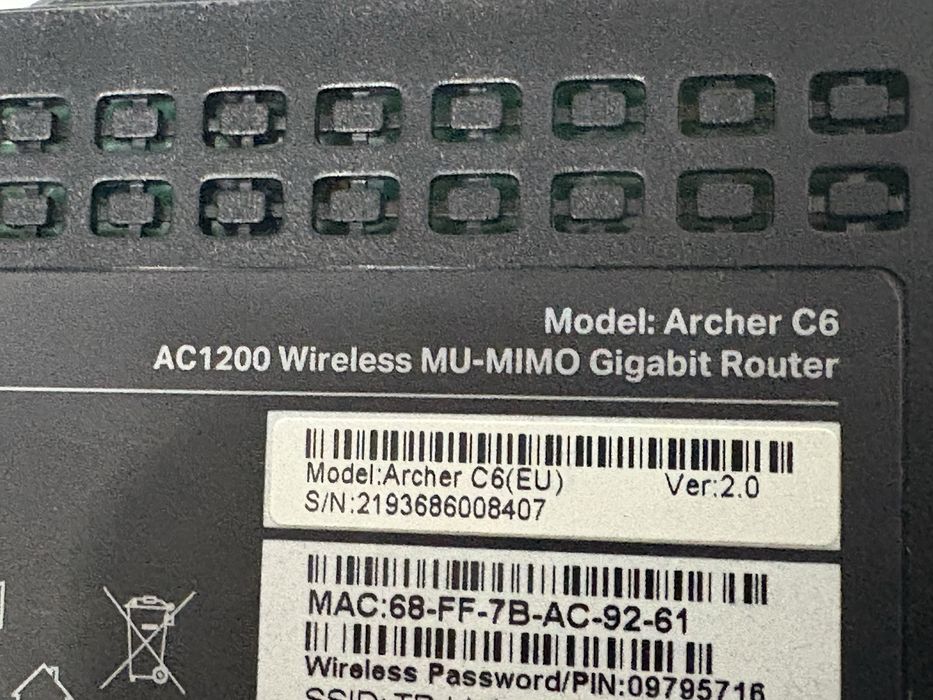 Routers tp-link ARCHER C6