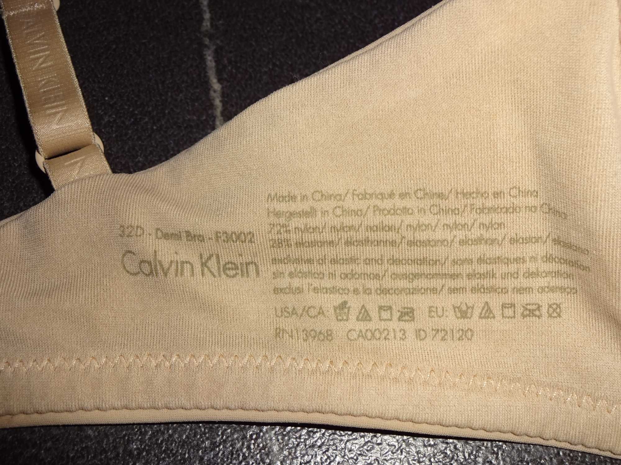 Calvin Klein Demi Bra cielisty beżowy biustonosz OKAZJA 32 D / 70D