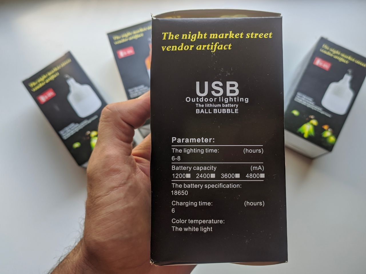 Led Лампа  аккумуляторная с usb