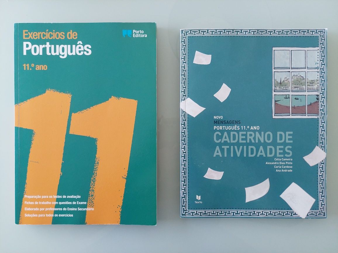 Livros de exercícios Português 11° ano