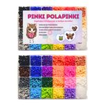 Zestaw koralików do prasowania 10000 sztuk 5mm 24 kolory PINKI