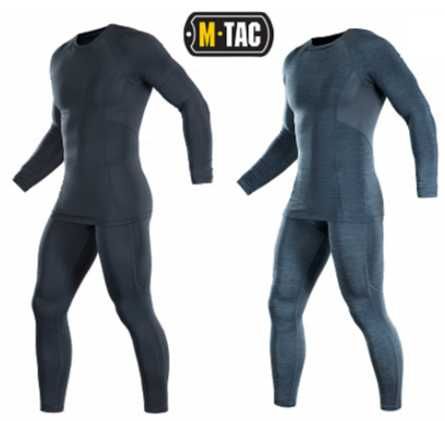 M-Tac термобілизна тактична Active Level I Dark Grey Melange, Black