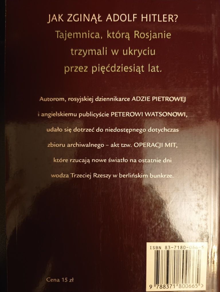 Śmierć Hitlera Pietrowa Watson