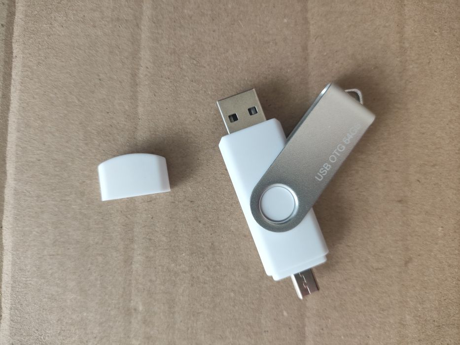 Pen Drive 64GB OTG USB A e micro USB