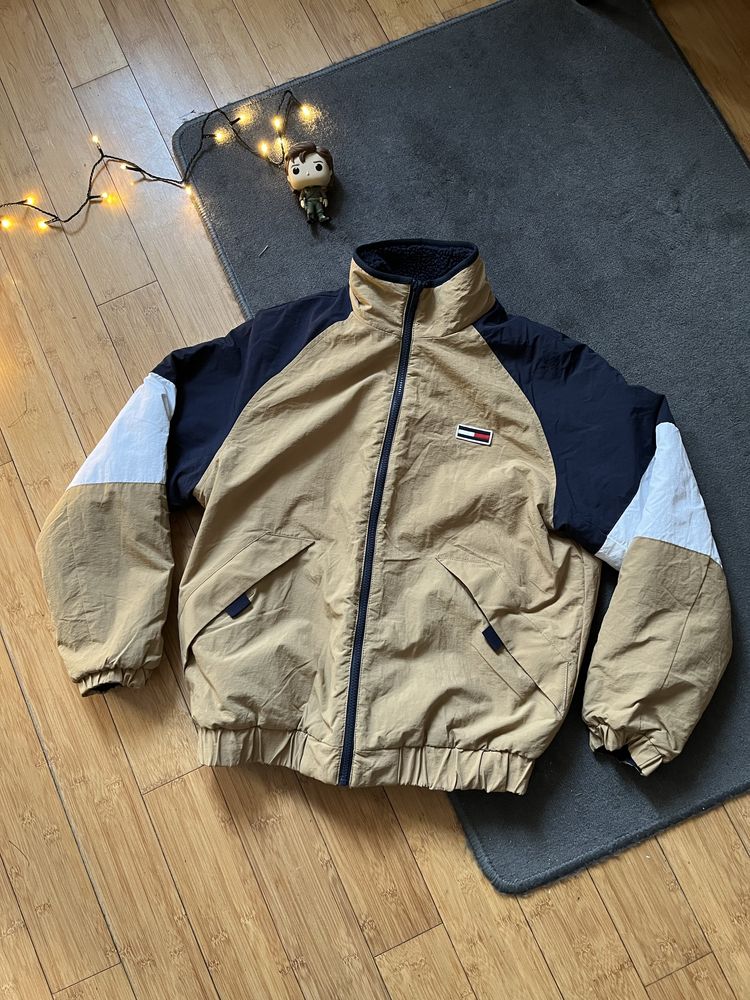 Kurtka dwustronna Tommy Hilfiger Sherpa