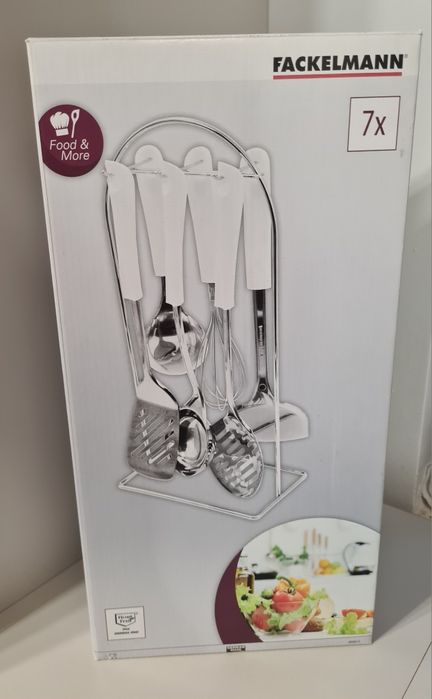 Fackelmann zestaw przyborów kuchennych ze stojakiem