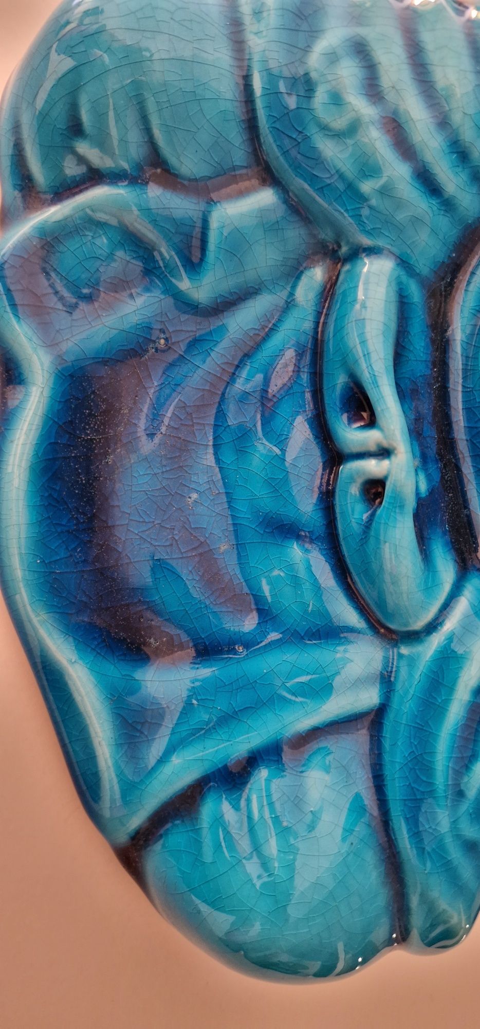 Buda porcelana Azul turquesa