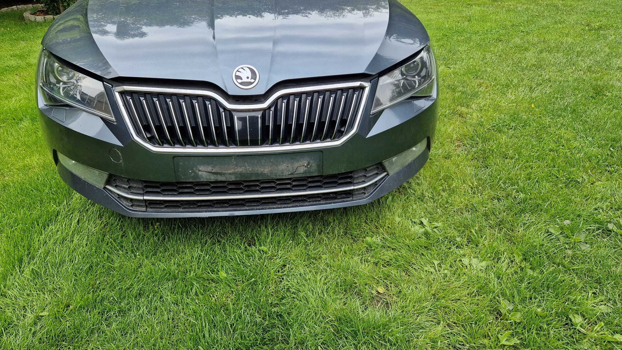 Skoda Superb 3 III 3v 3v5 бампер передній  шкоба суперб  разбор деталь