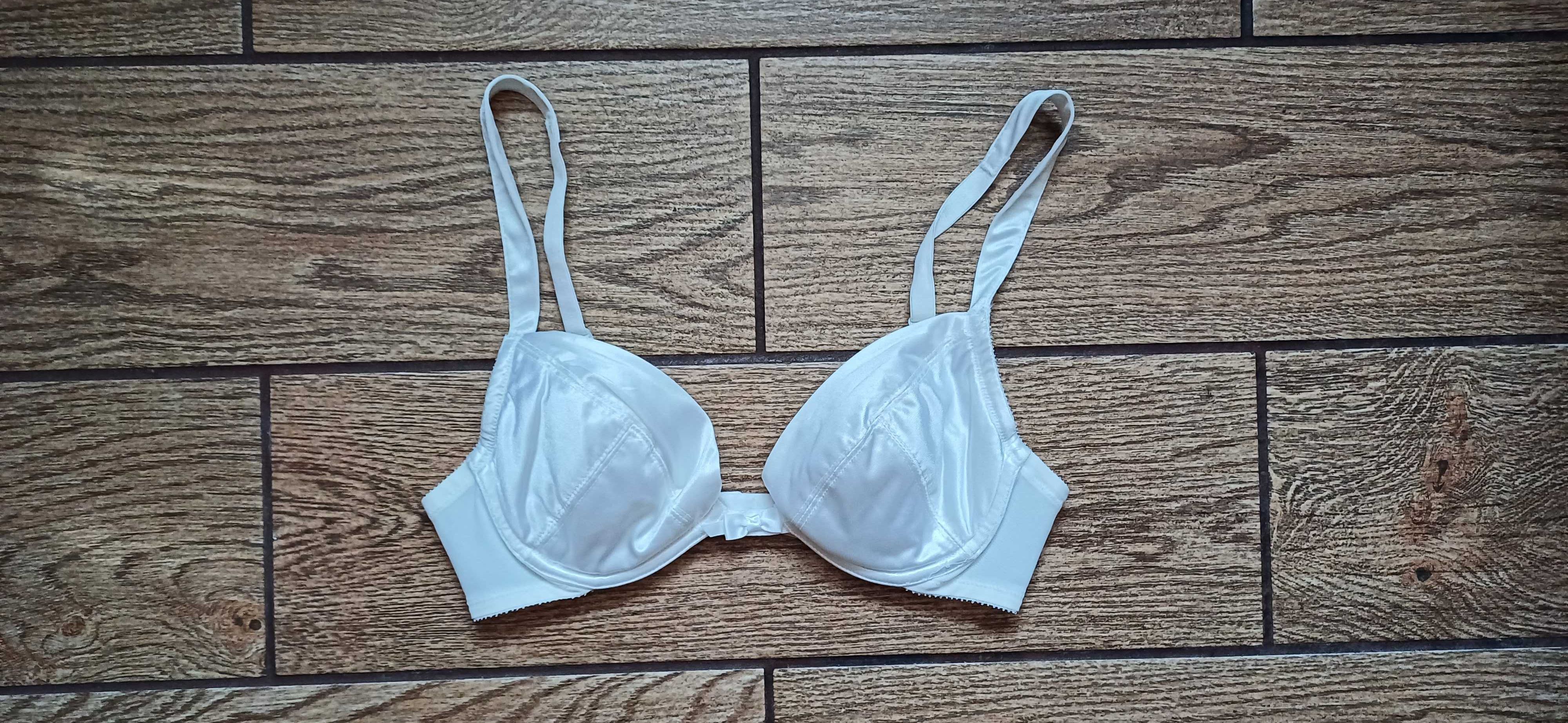 Biały# kremowy biustonosz Wonderbra r. 70 C