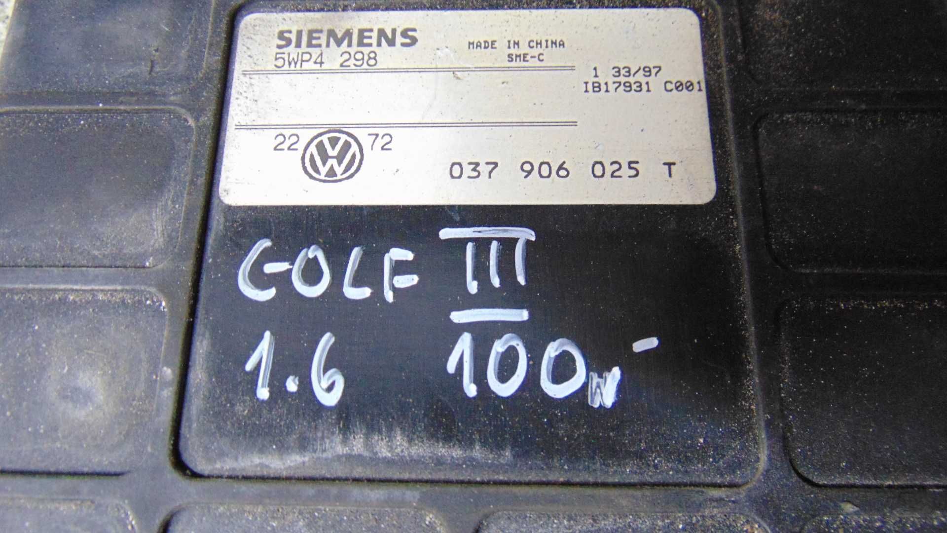 Mar44 Sterownik komputer silnika golf III 1.6 wysyłka