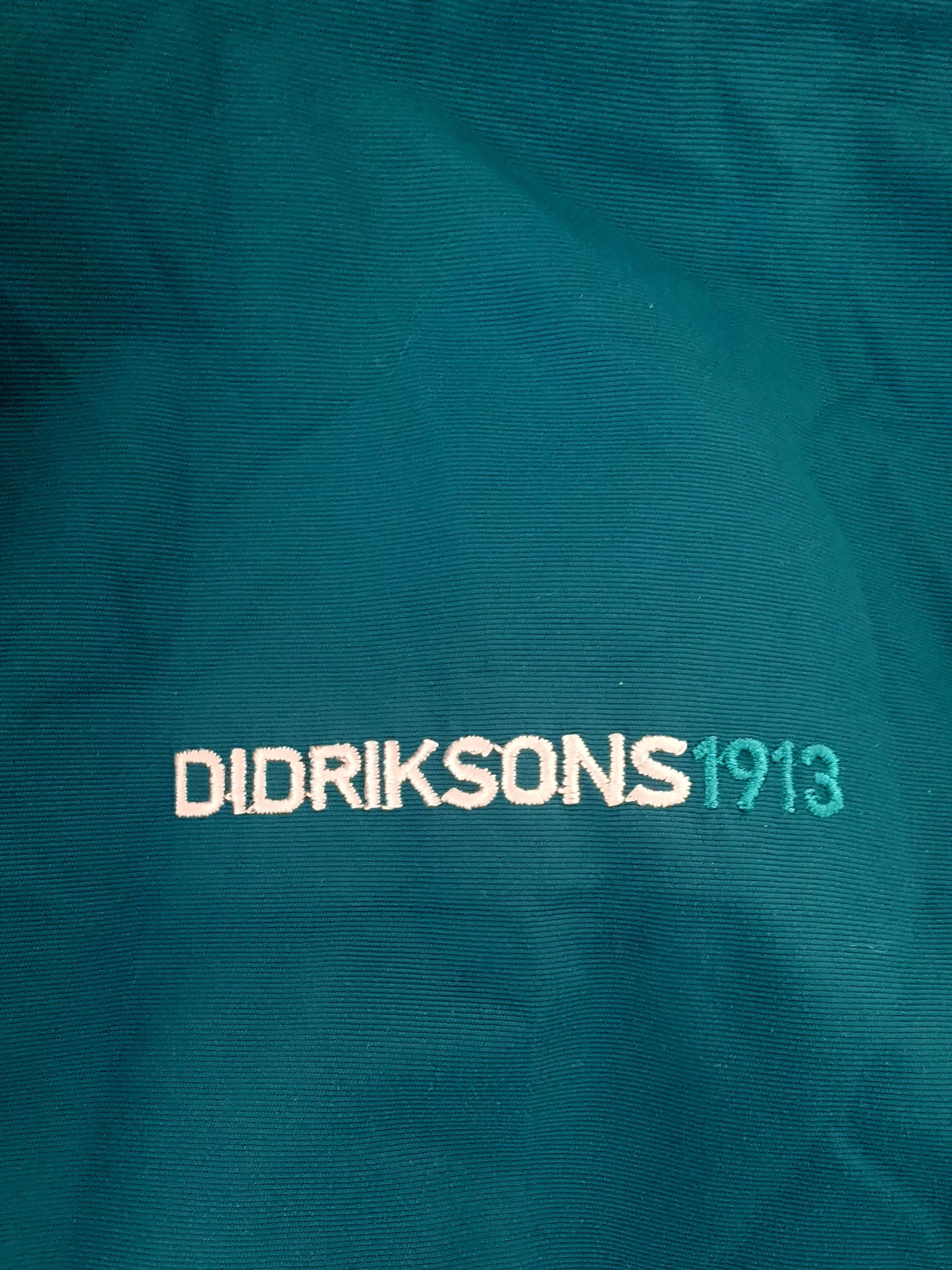 kurtka Didriksons niebieska zielona turkus parka 42 XL