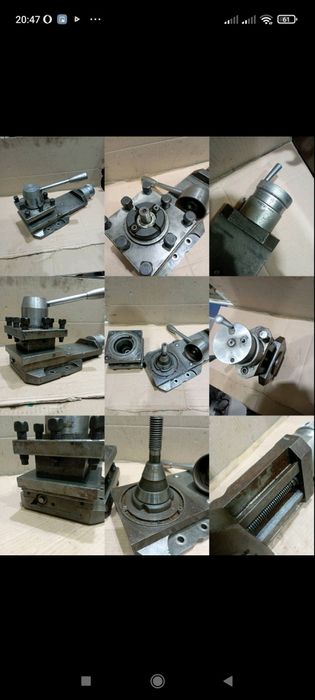 Суппорт, каретка, малая продольная  подача токарного станка