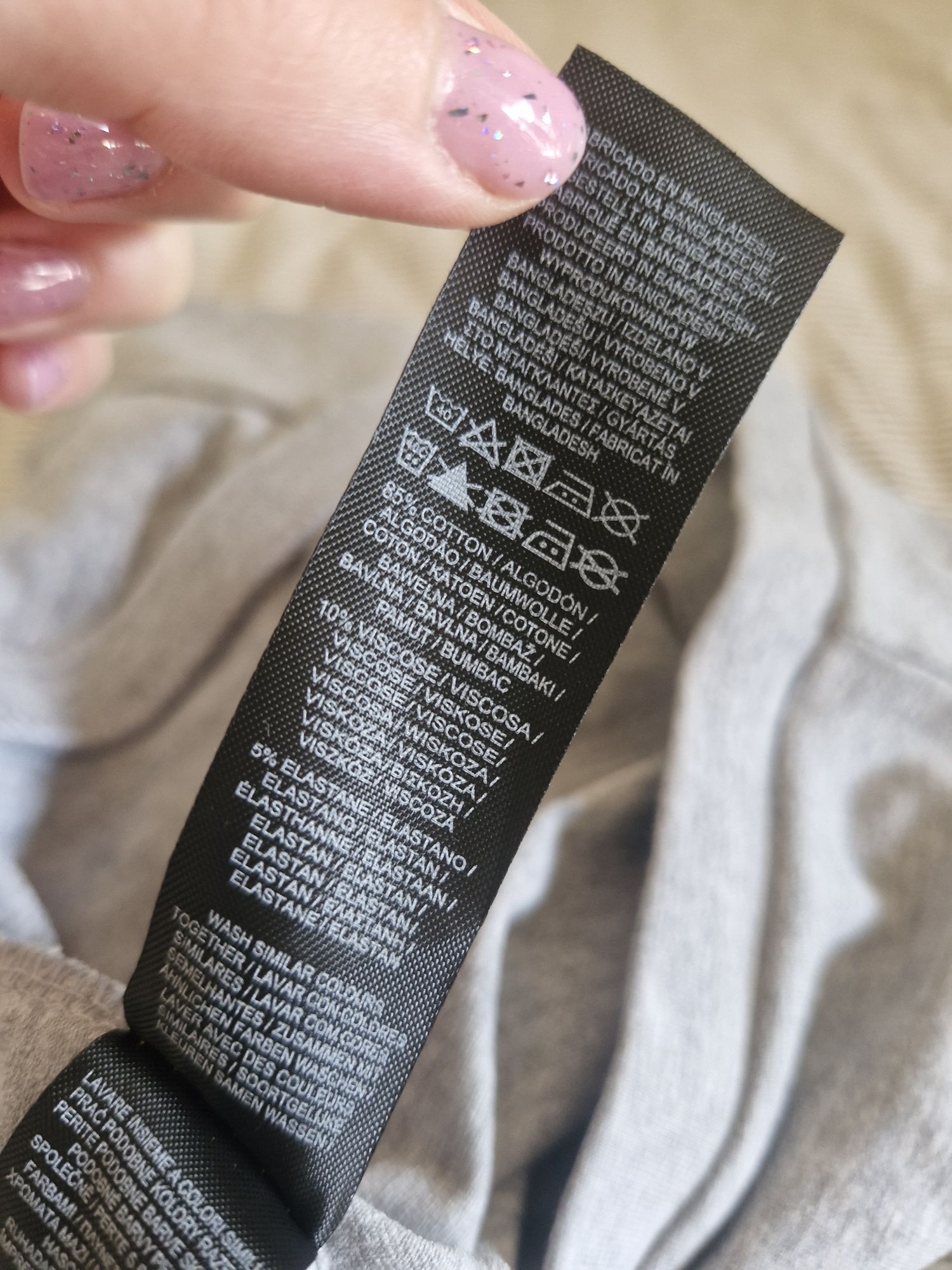 Legginsy kolarki szare
