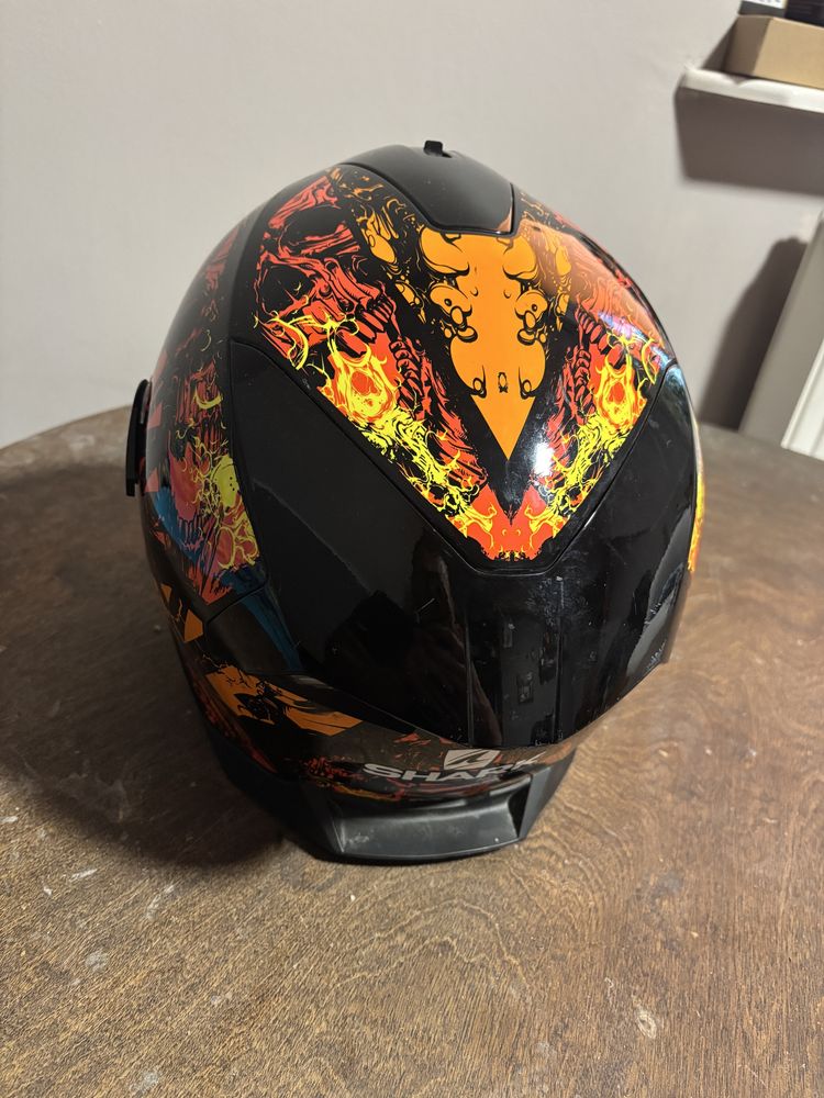 Kask motocyklowy SHARK SKWAL 2 LED Kurtka RST damska rękawice rst