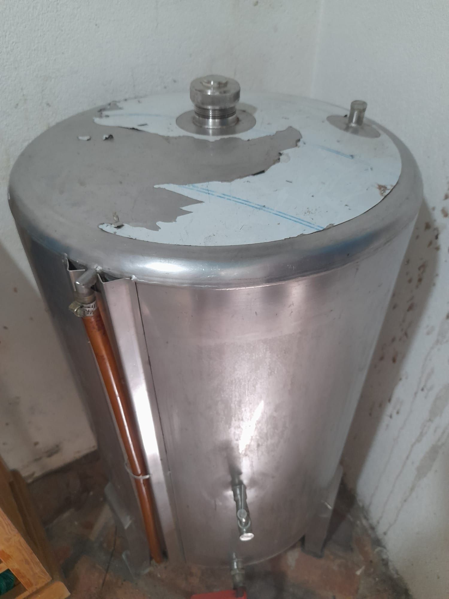 Barril de inox 120 litros