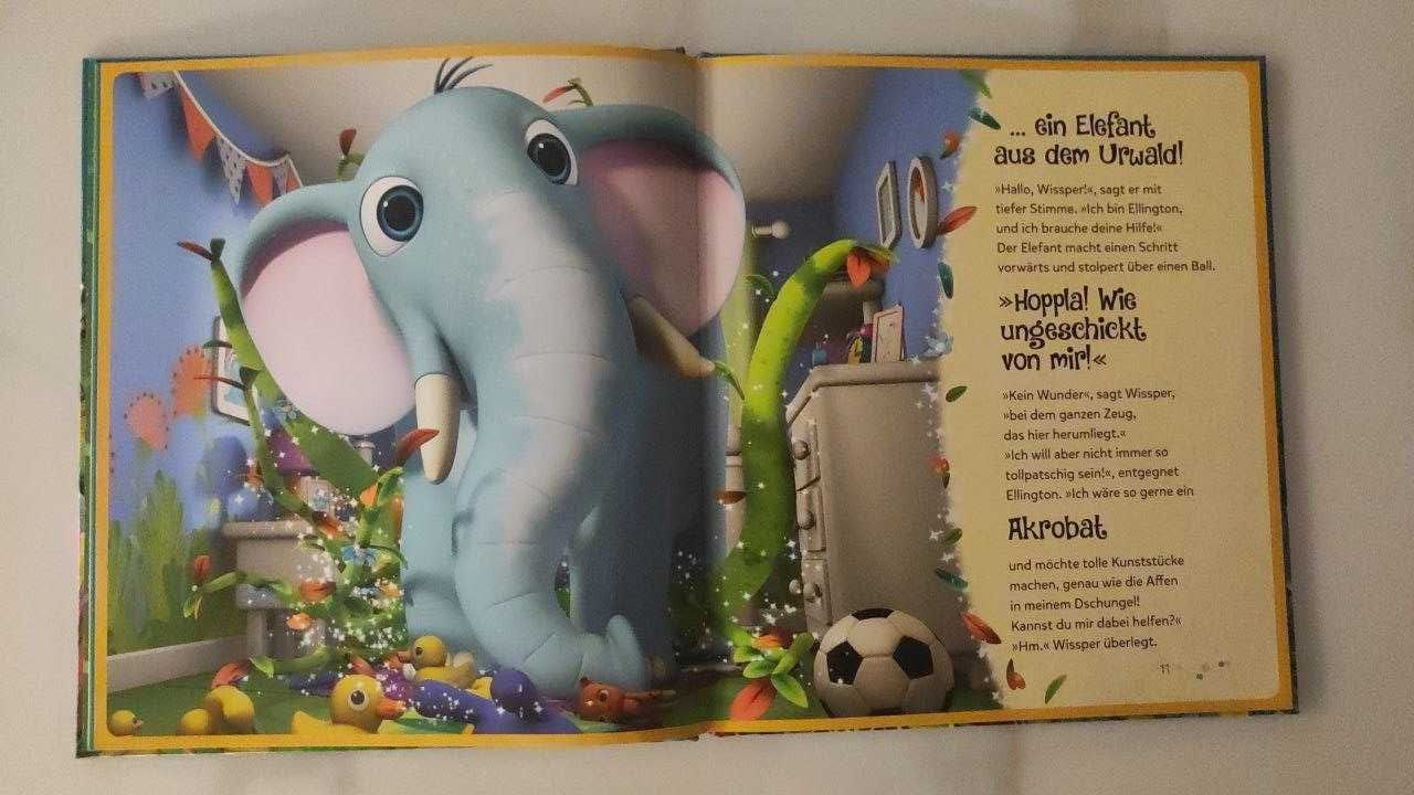 Ein Elefant will turnen Wissper
