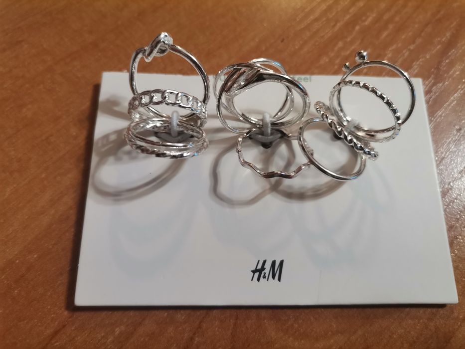 Набор новых колечек бижутерия H&M