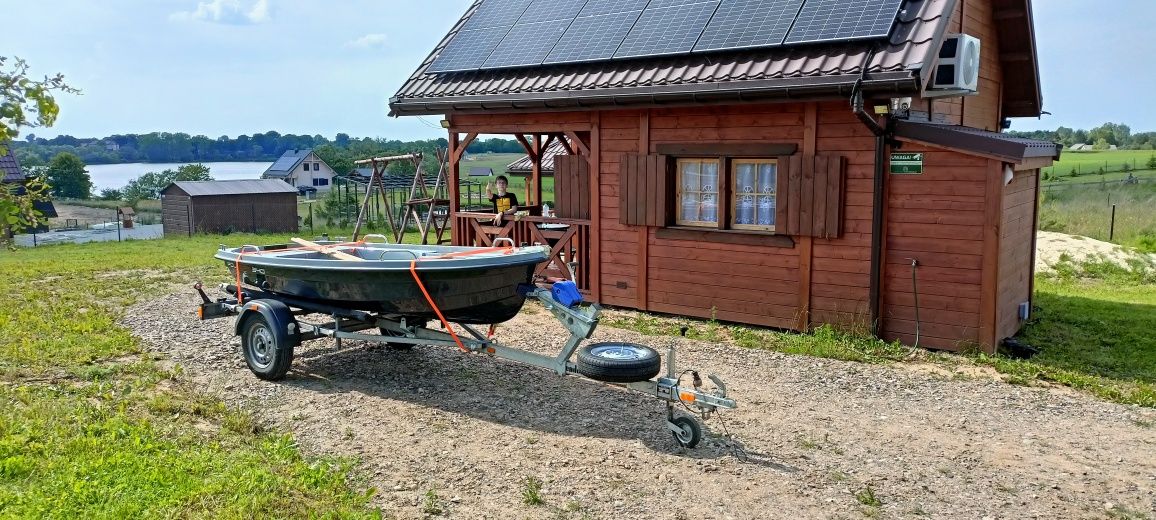 Łódka Polport 340 z silnikiem i przyczepą