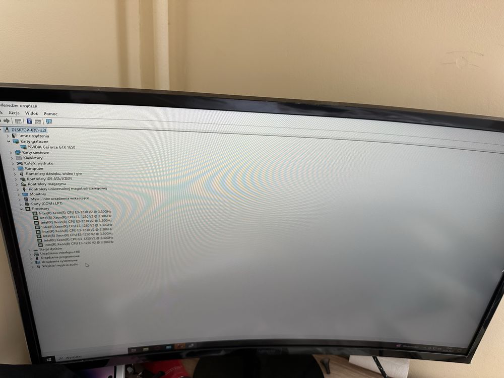 KOMPUTER GAMINGOWY I7 GTX 1650 4gb GDDR6 16gb ram ssd win10