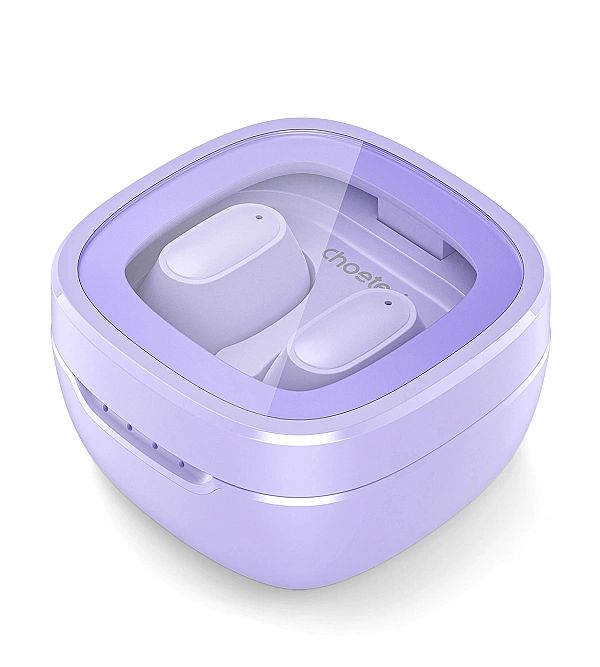Słuchawki Choetech MEMS bezprzewodowe TWS Bluetooth 5.3 - fioletowe