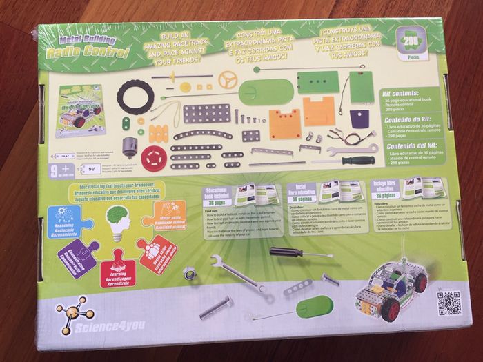 Metal building radio control Science4you    NOVO