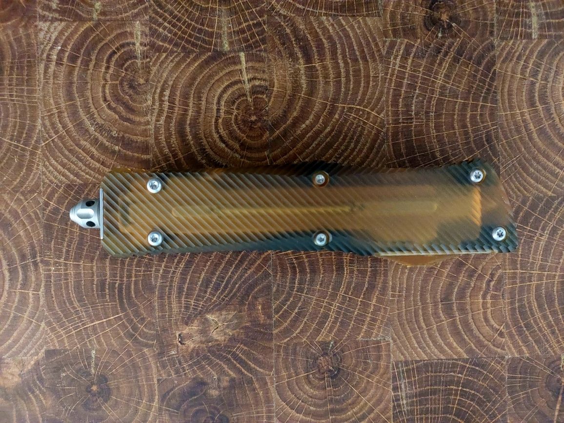 Нож автоматический фронтальный Microtech Combat Troodon Ultem Dagger.