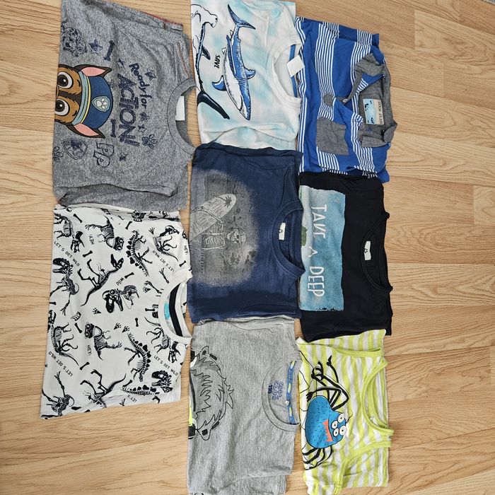 Bluzki na krótki rękaw tshirty 110cm zestaw carry cool club