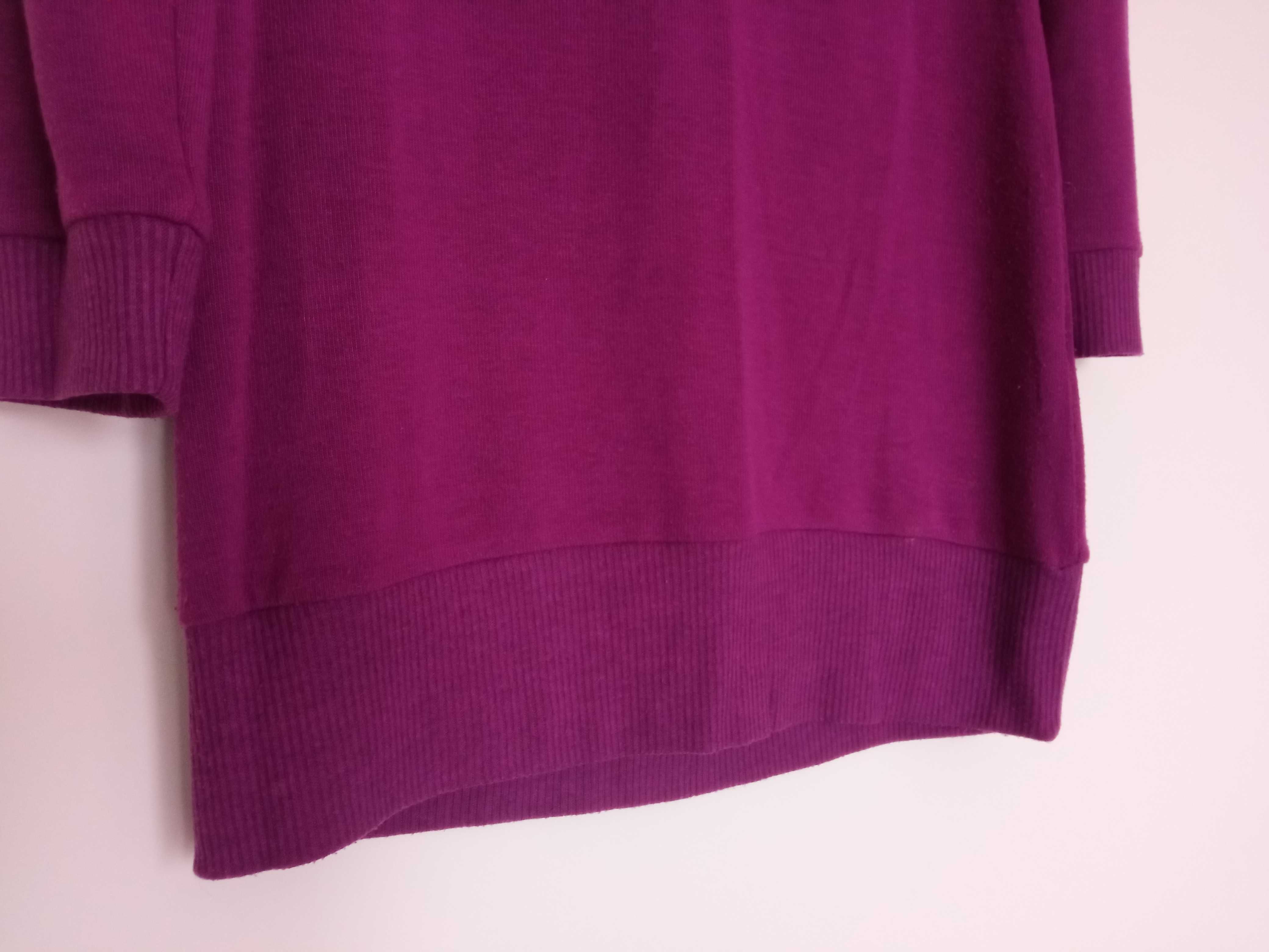 Krótka sukienka Lina Valia mini purpurowa fioletowa M 38 L 40 obcisła