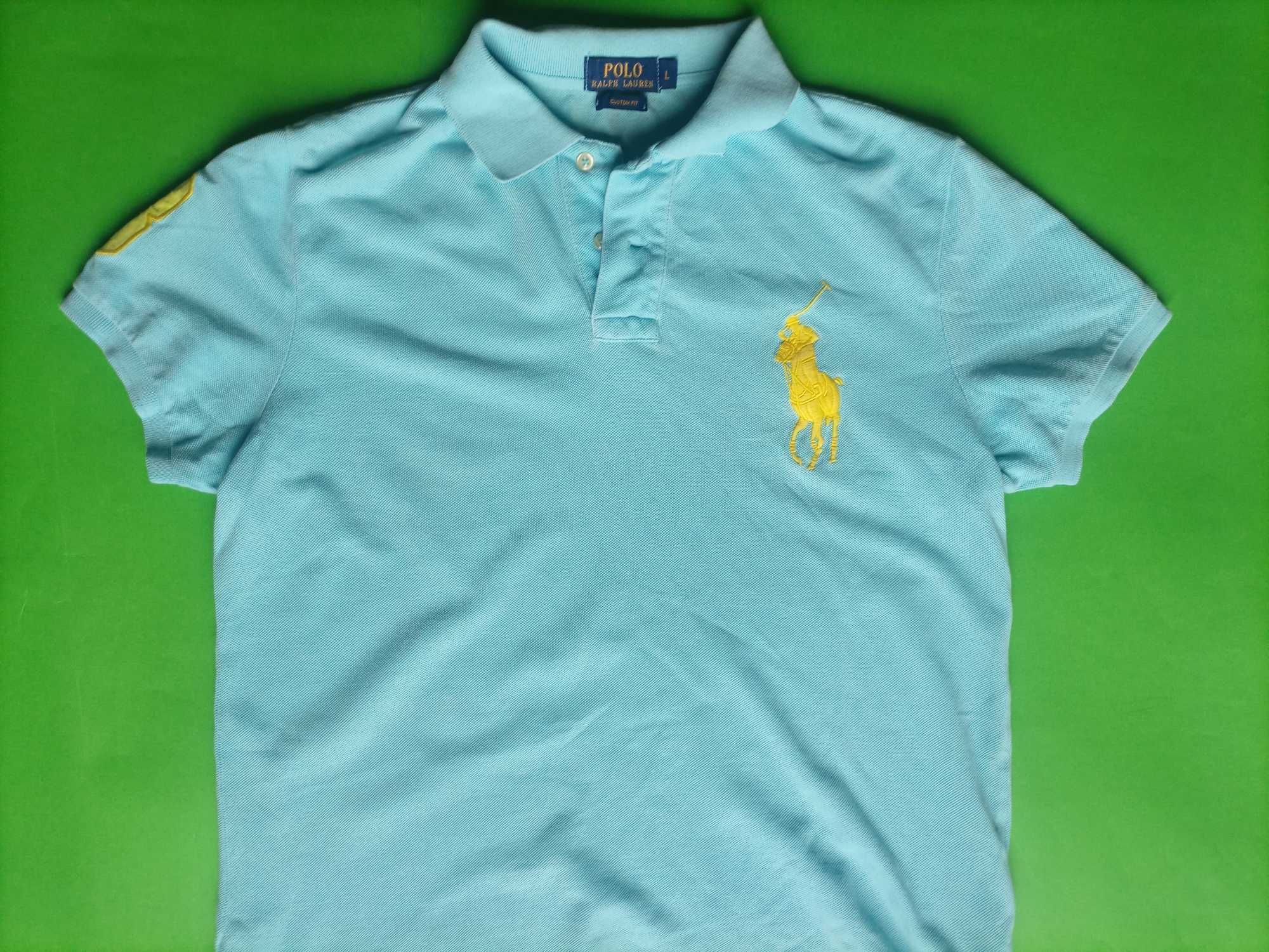 Polo Ralph Lauren koszulka męska polo L 100% bawełna