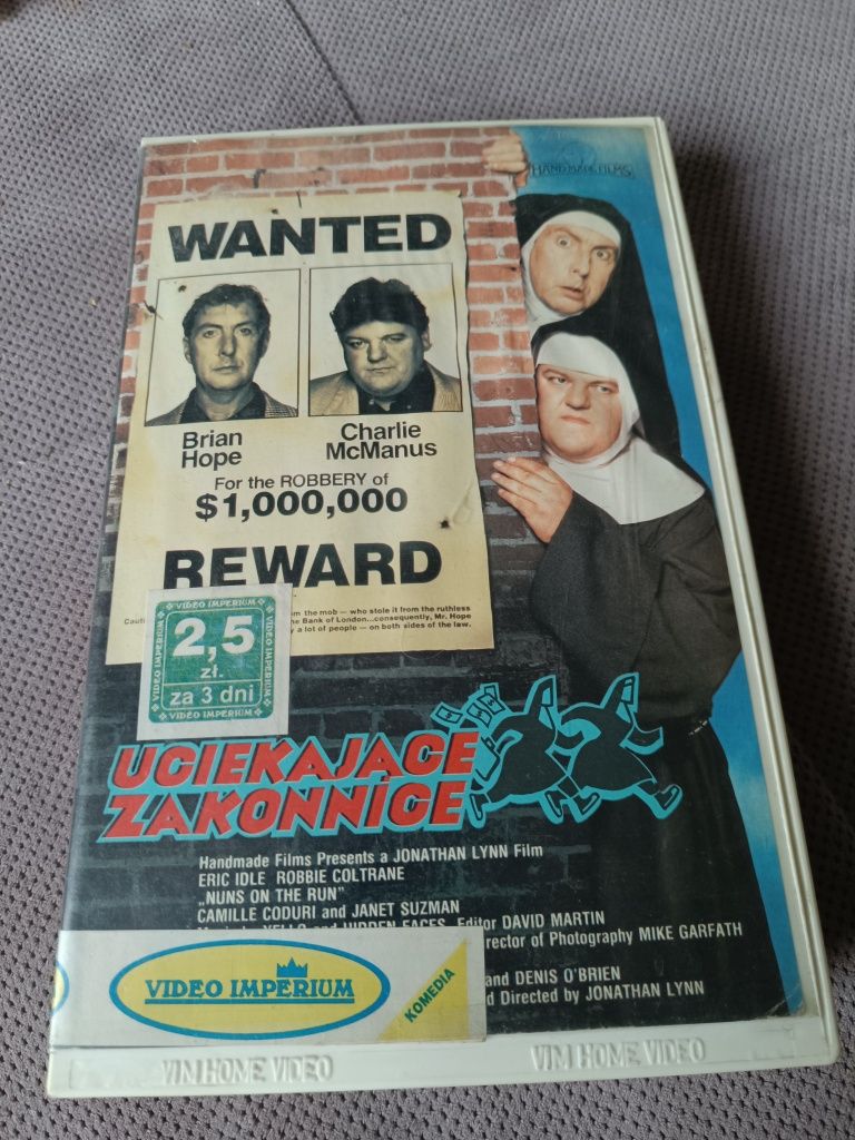 Film video VHS Uciekające zakonnice