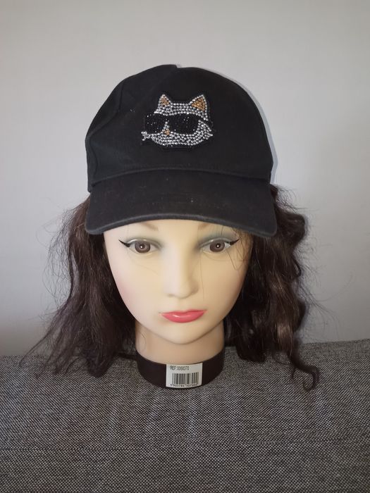 Czapka z daszkiem  dziewczęca Karol Lagerfeld