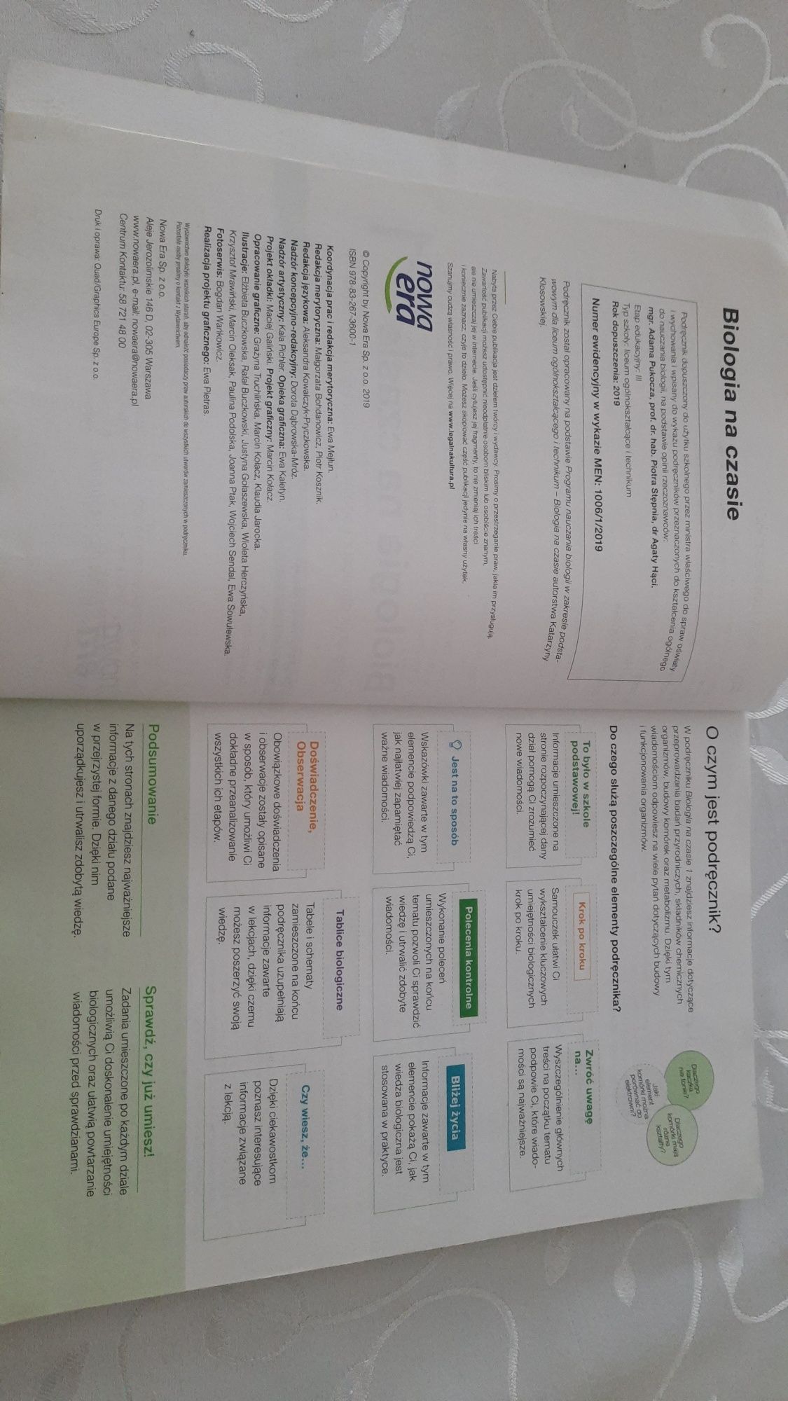 Biologia na czasie 1 podręcznik