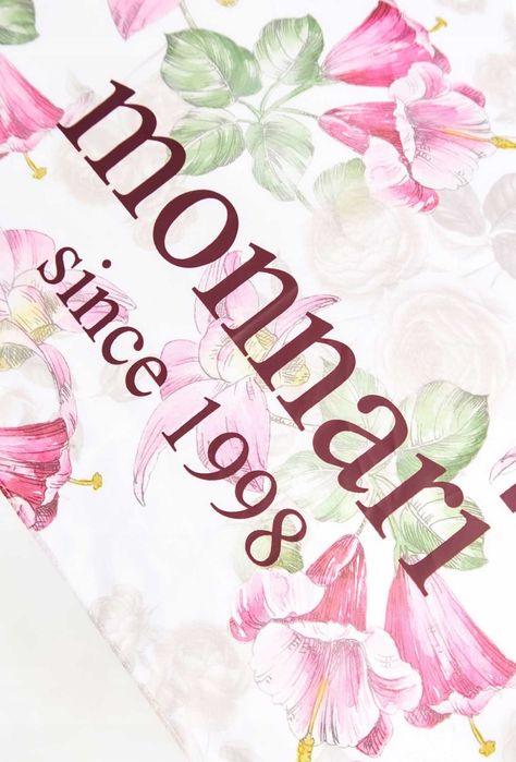 MONNARI Automatyczna Parasolka Składany Parasol Kwiaty Wiosna Lato