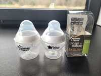 Butelki tommee tippee + nowe smoczki