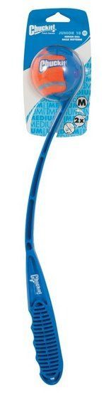 Zestaw dla psa do aportu - Wyrzutnia 45,5cm i Piłka 6,5cm Chuckit! 18M