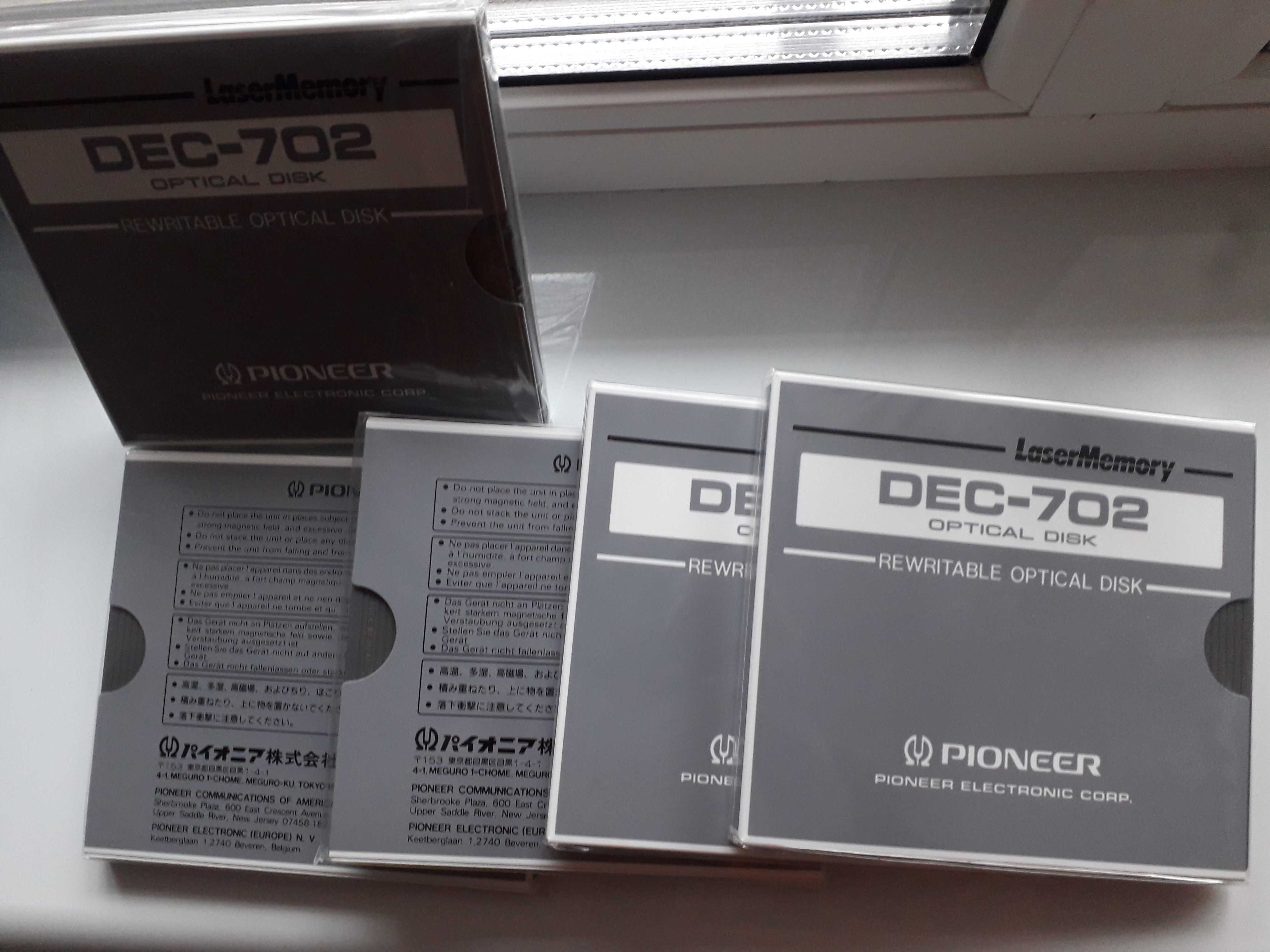 Дискета DEC 702 PIONEER, Optical RW-Disk 654 MB, новое состояние