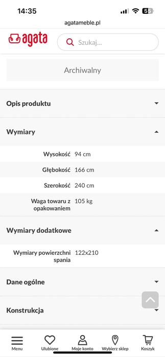 Narożnik Roco Agata Meble stan bdb!