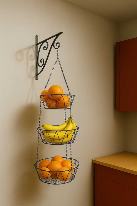 Koszyki przechowywanie żywności na owoce warzywa do kuchni organizer