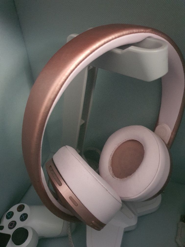 Auscultadores ps4 e pc rosa gold