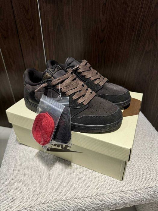 Кросівки Nike Air Jordan Low x Travis Scott Brown premium
