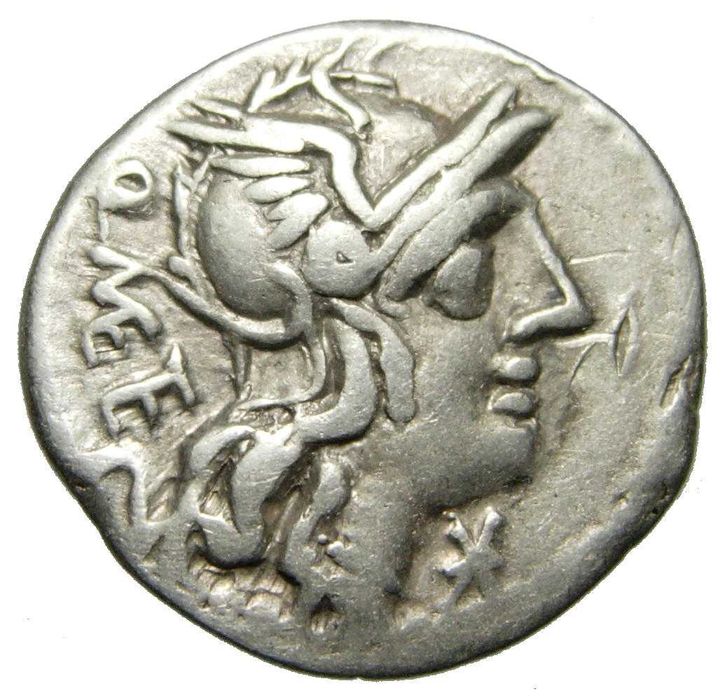 Denário da Republica Romana (130 aC), Família Caecilia