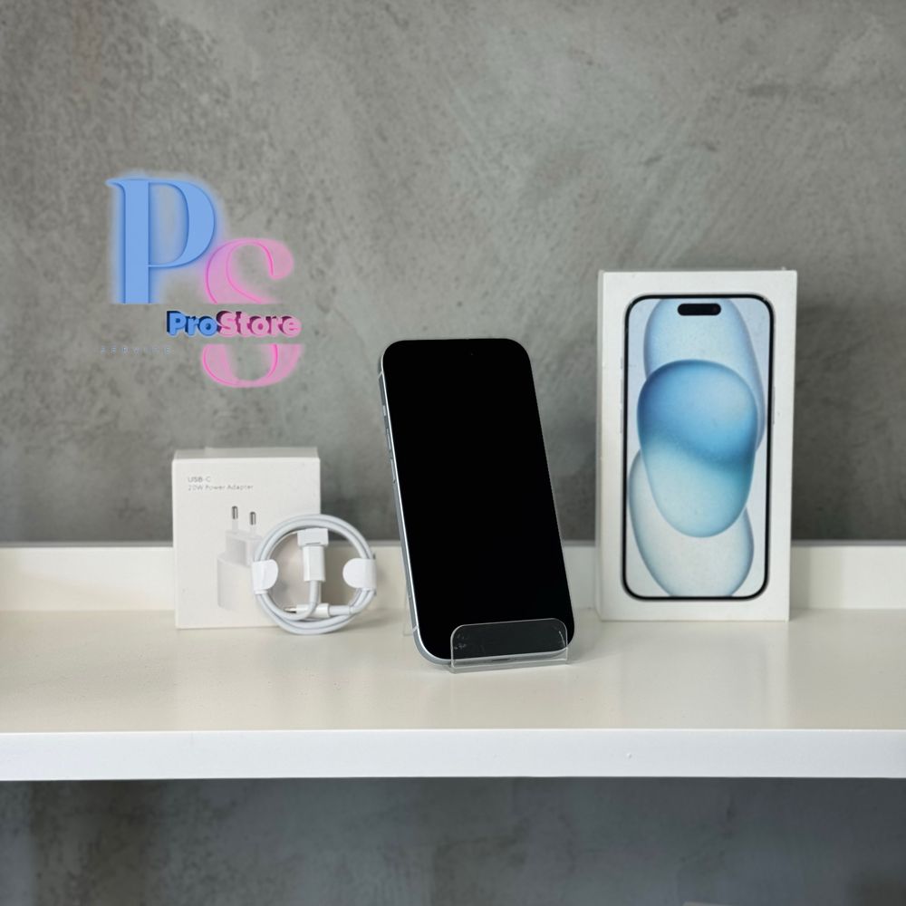 Apple iPhone 15 128GB Blue  | Bateria 100% |Gwarancja 3m-ce | Faktura