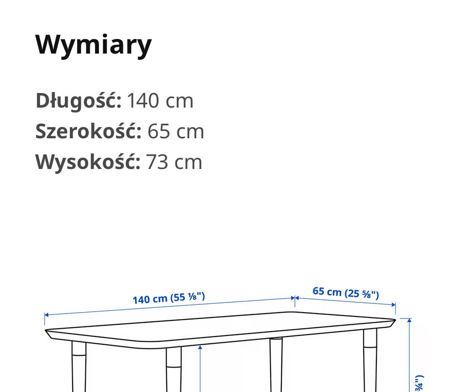 Biurko blat bambusowy ikea hilver transport