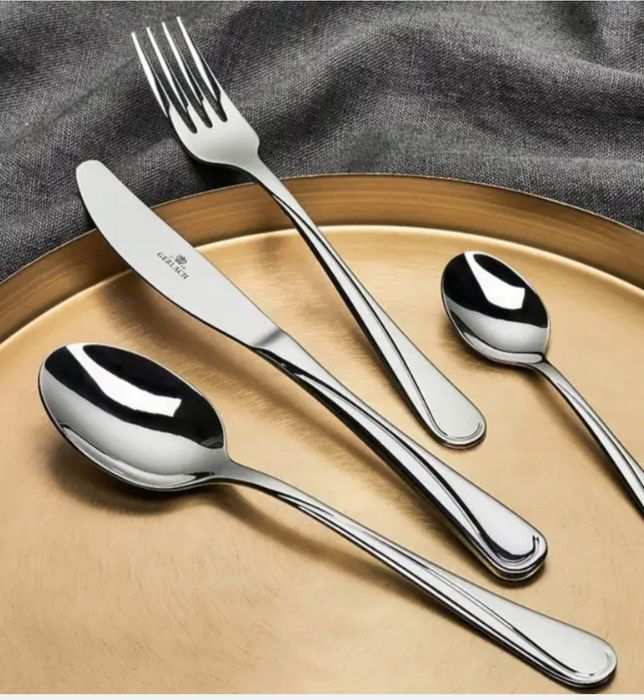 Komplet 48 SZTUĆCÓW POŁYSK 12 Osób sztućce pudełko GERLACH Mango