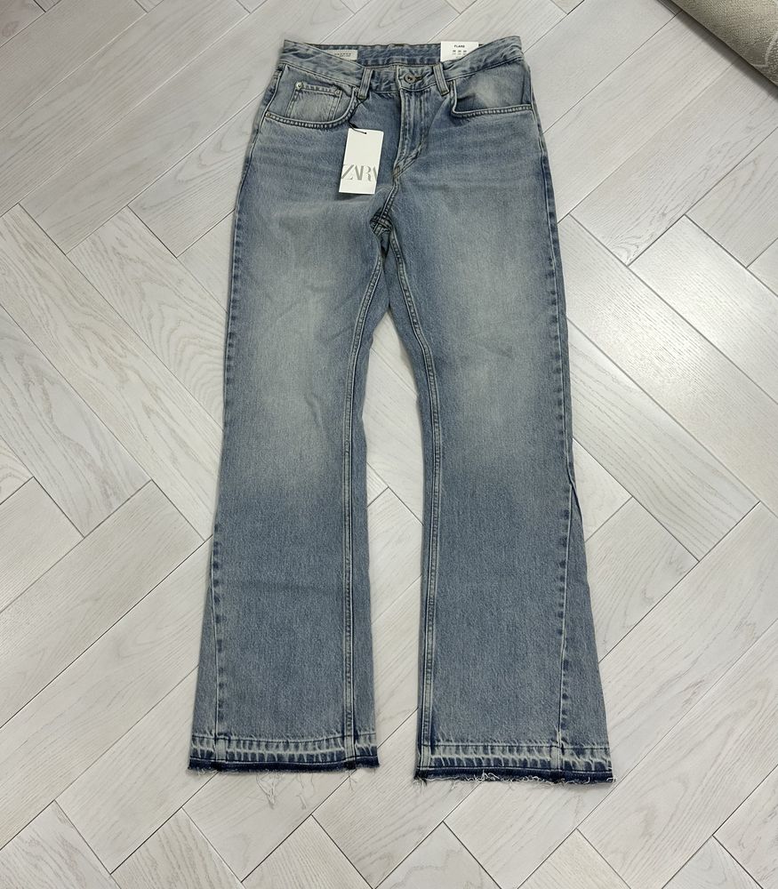 zara flared jeans