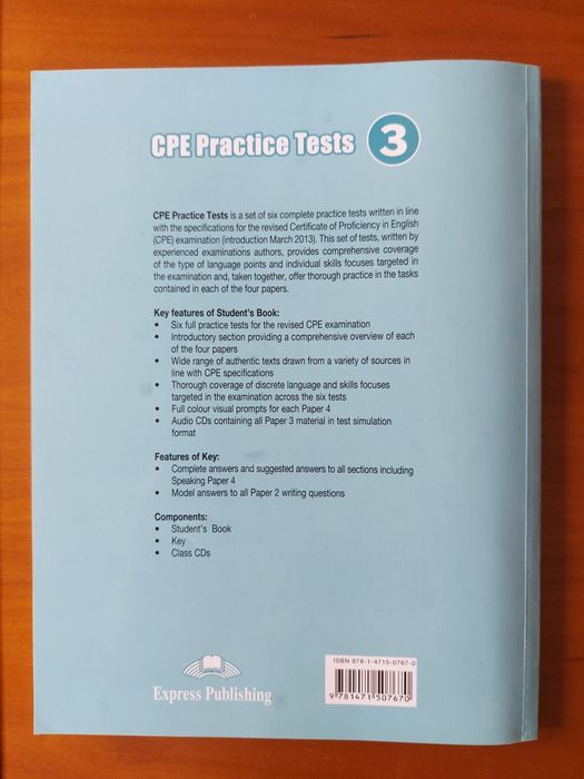 Livro CPE practice test inglês