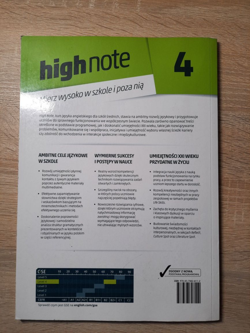 High note 4 podręcznik i ćwiczenia